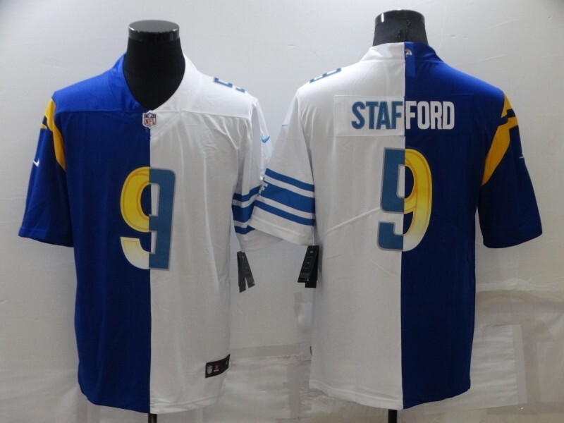 Men 2026 Los Angeles Rams #9 Stafford Blue white white Nike Limited NFL Jersey 0815001->buffalo bills->NFL Jersey